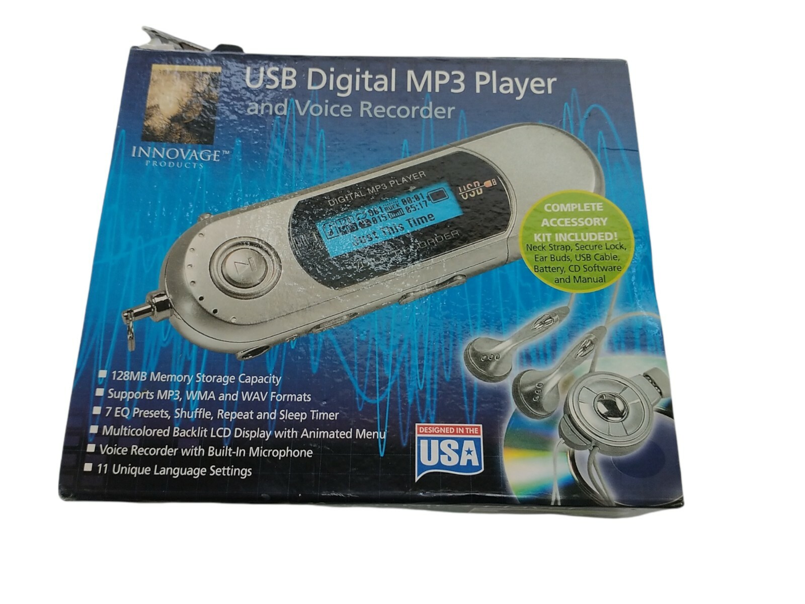 INNOVAGE USB DIGITAL MP3 PLAYER AND VOICE RECORDER