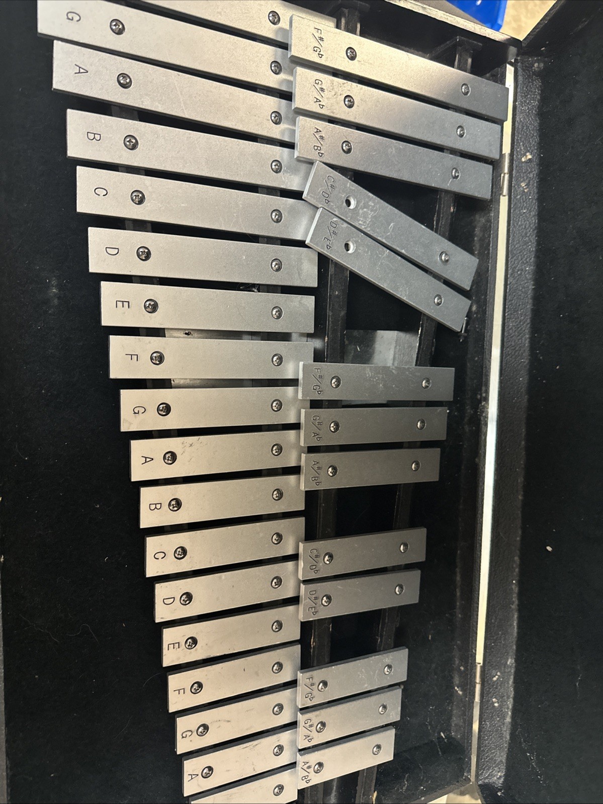 Ludwig Student Xylophone Bell Percussion 32 Key With Custom Hard Case
