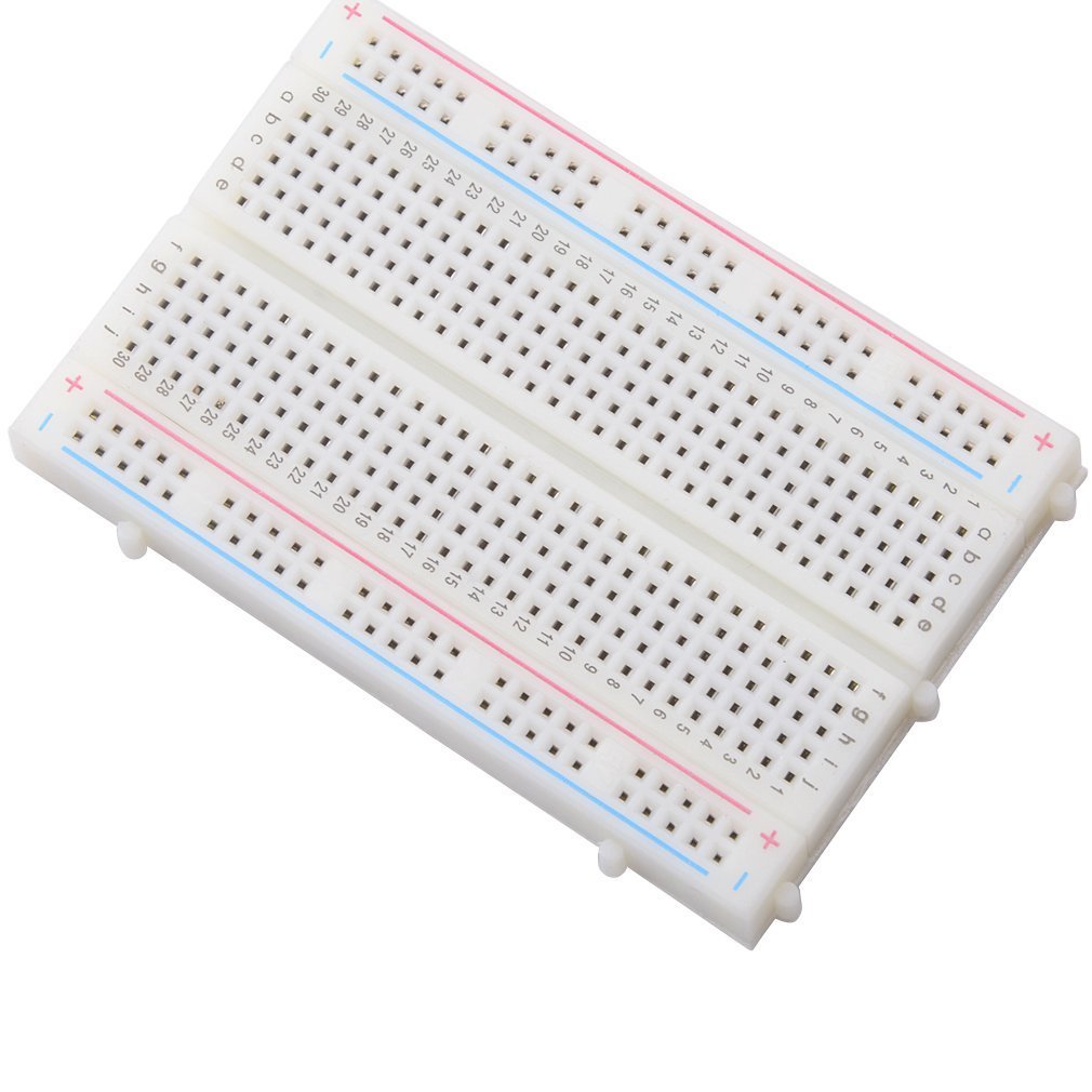 Mini Universal Solderless Breadboard 400 Tie-points +65PCS Jumper cable wire