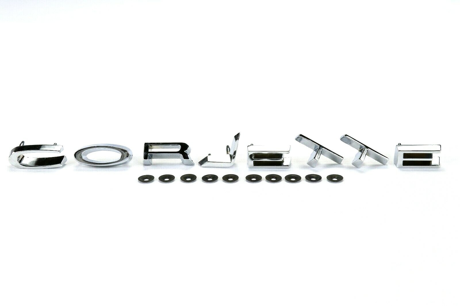 1968 - 1973 METAL Corvette Rear Letter Letters Emblem Badge PREMIUM GM Resto NEW