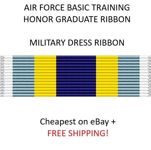 Air Force Basic Training Honor Graduate Ribbon - OFFICIAL ISSUE