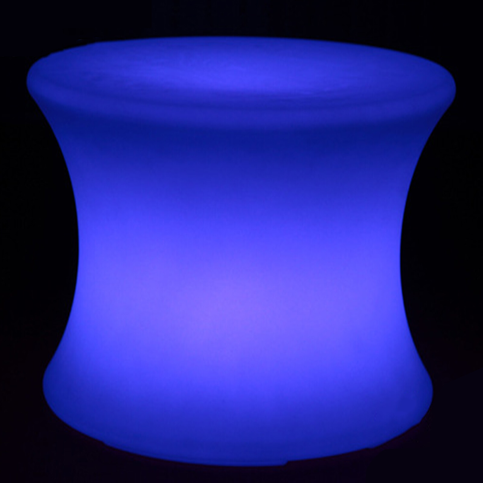 16.5" Rechargeable LED Color Changing Stool with Remote - Waterproof Design