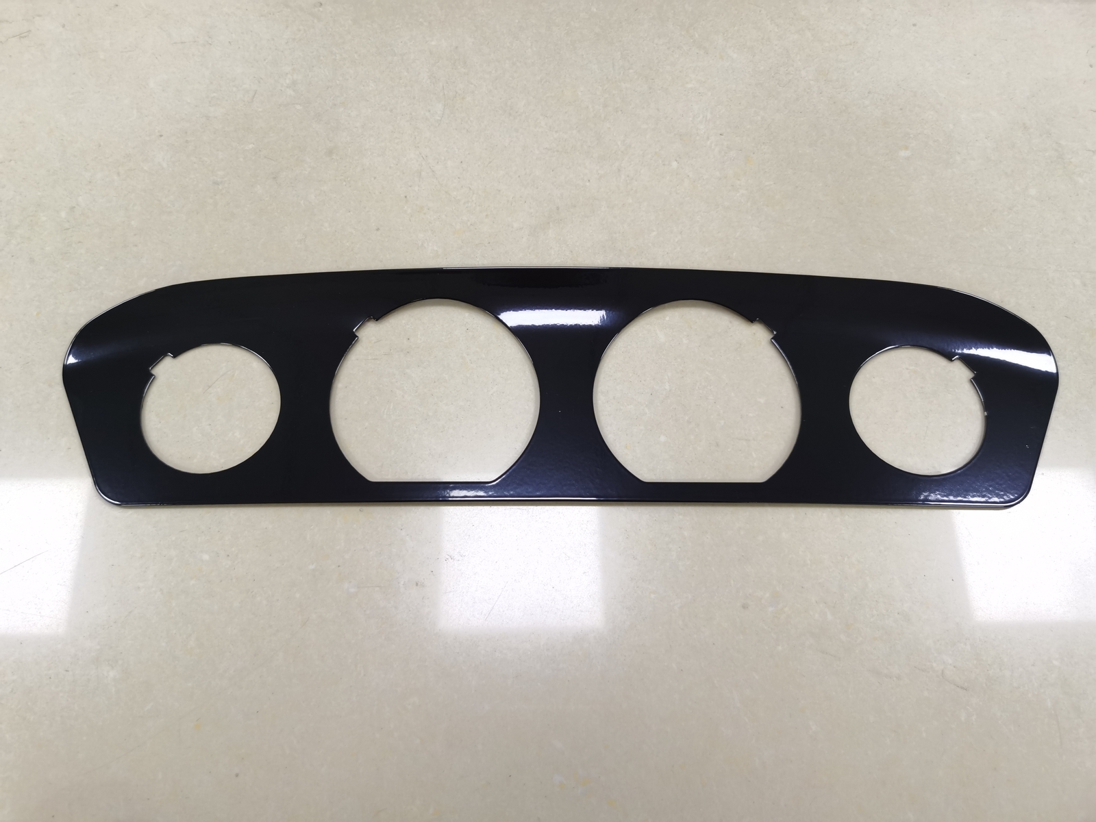 Motorcycle Gauge Trim Cover Mount Plate For Harley Electra Tri Glide 2014-2023