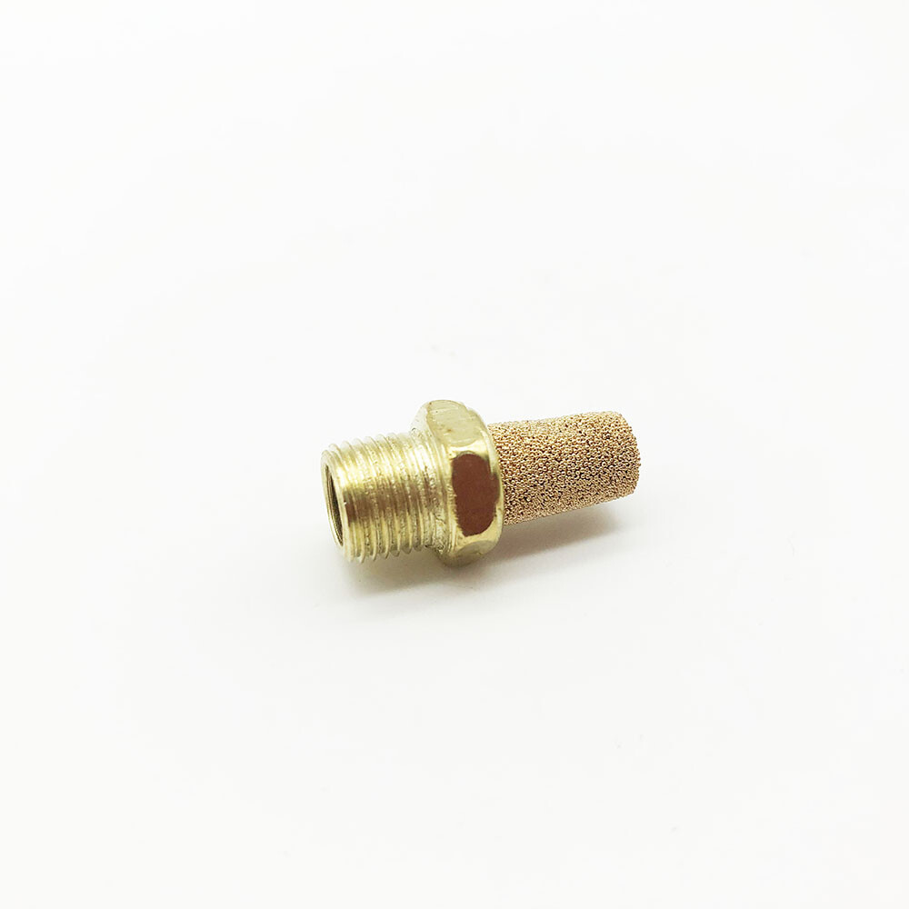 Brass Fitting Muffler Pneumatic Connectors For MAC Boost Control Solenoid Valve