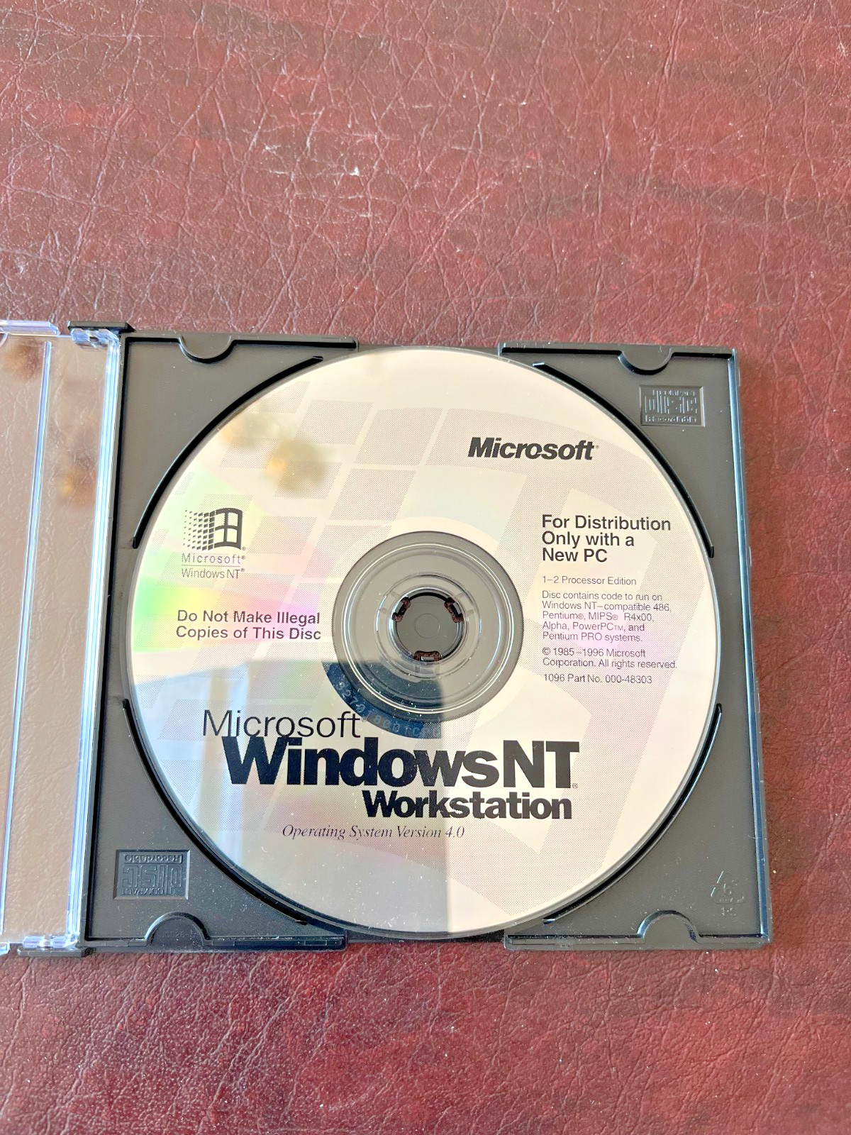 Microsoft Windows NT Workstation 4.0 CD