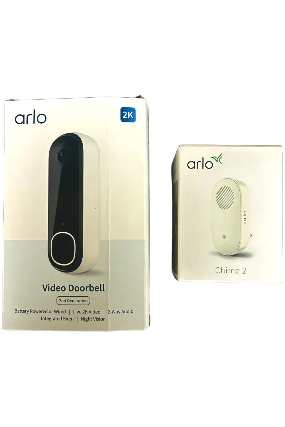 Arlo AVD4001-100NAS 2K Video Doorbell With Chime