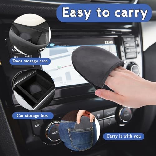 Triangle Car Screen Cleaner - Microfiber Auto Dashboard Wipe Pad - 1 PCS