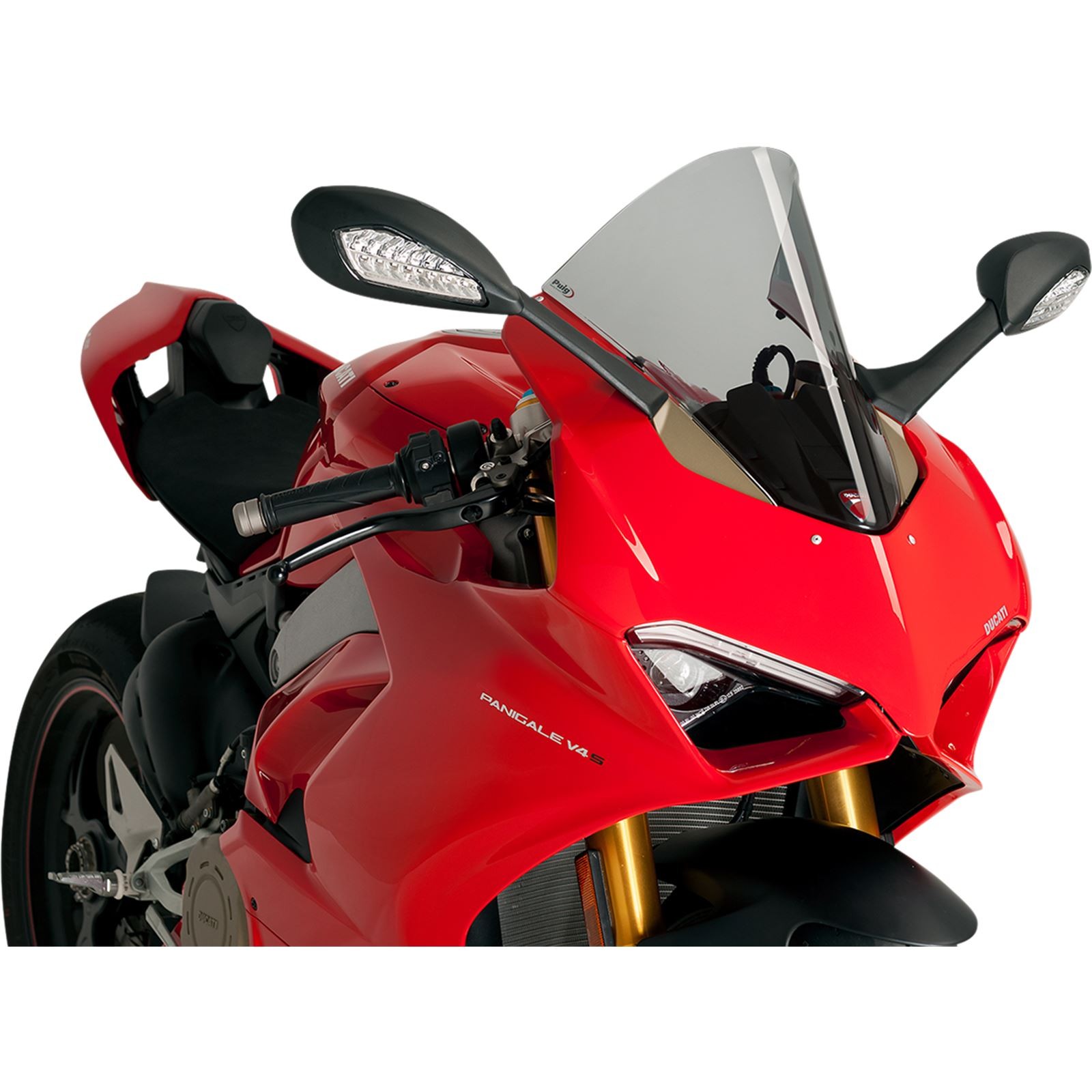 Puig Windscreen Racing Smoke for Ducati 9690H