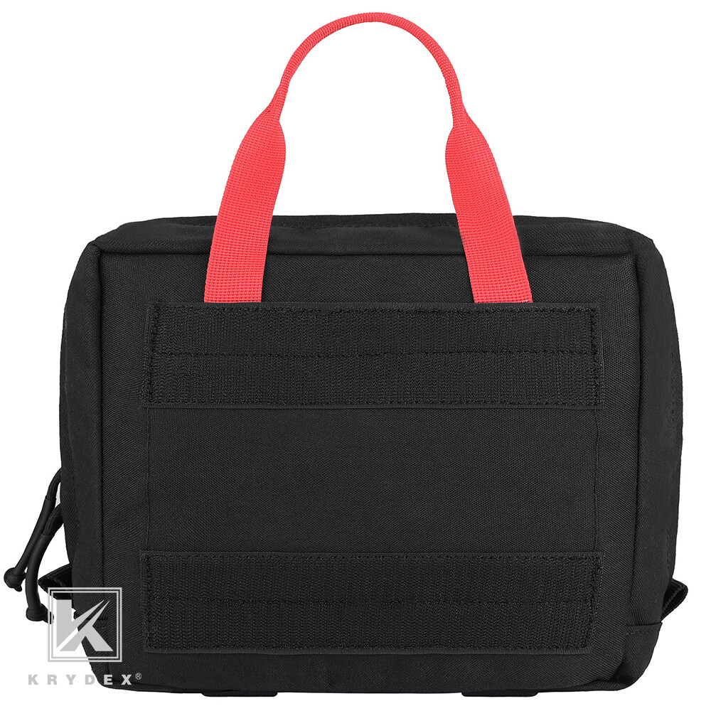 KRYDEX Clear Top Insert Pouch Medical Bag Organizer Hook & Loop for D3 Backpack