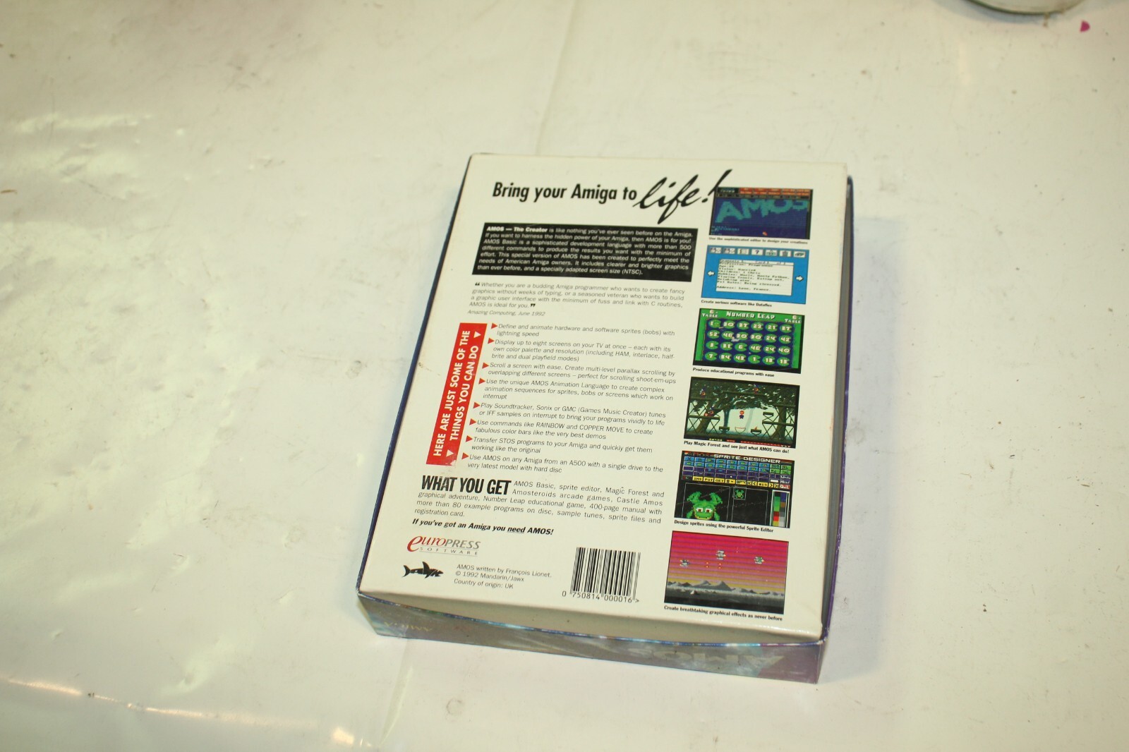 Amos The Creator Amiga Computer Game