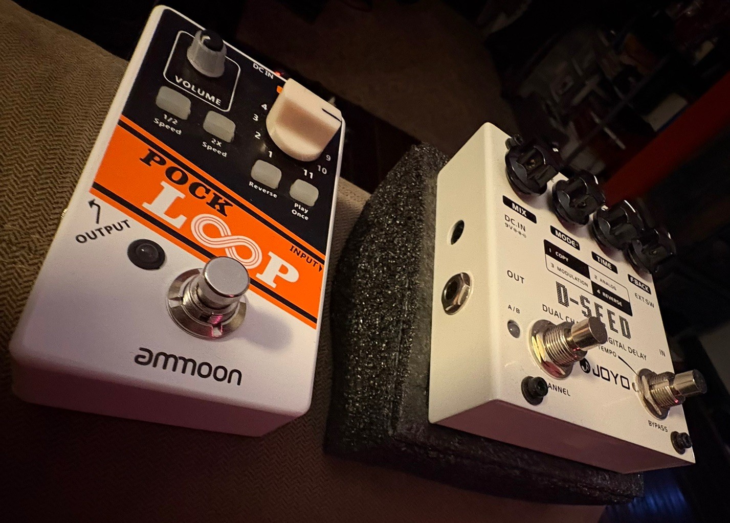 JOYO D-SEED Dual Channel Digital Delay & Pock Loop Ammoon Effects Pedals