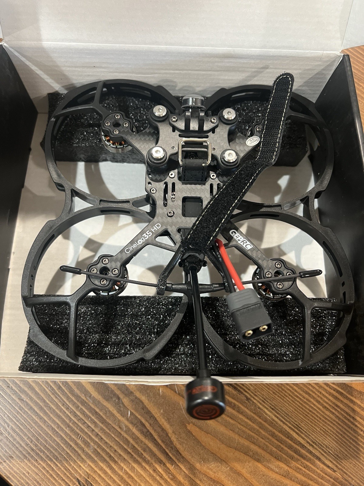 GEPRC CineLog35 HD Vista 6S TBS Nano RX FPV Quadcopter w/ Camera Black