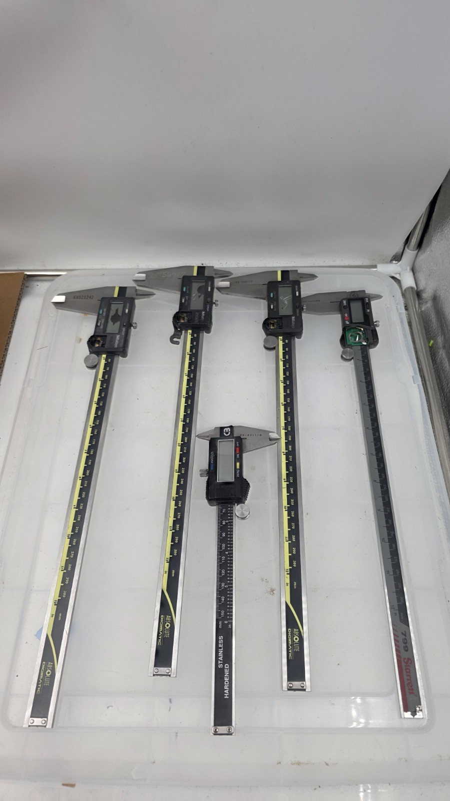 set Mitutoyo Absolute Digimatic Caliper aos