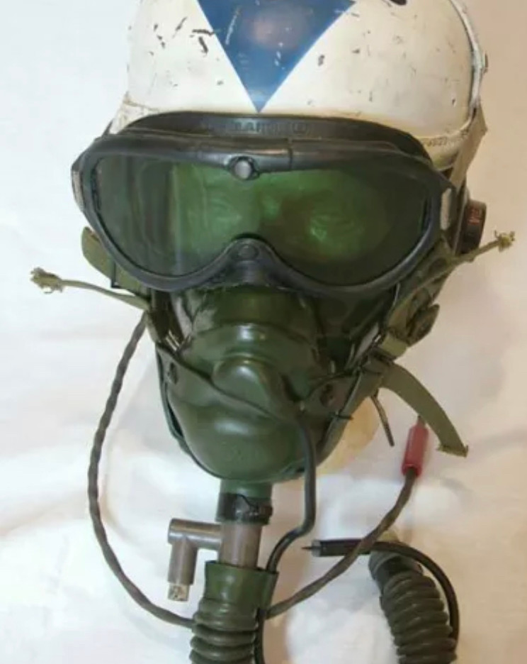 Orignal Leather Fighter Pilot Helmet Air Force Without Mask