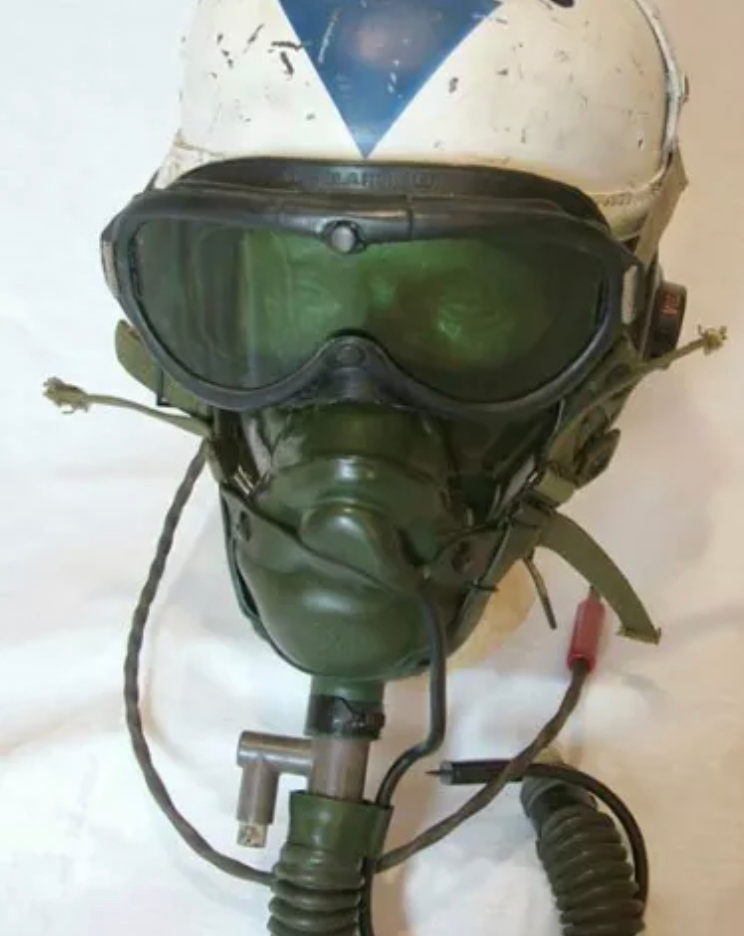 Orignal Leather Fighter Pilot Helmet Air Force Without Mask