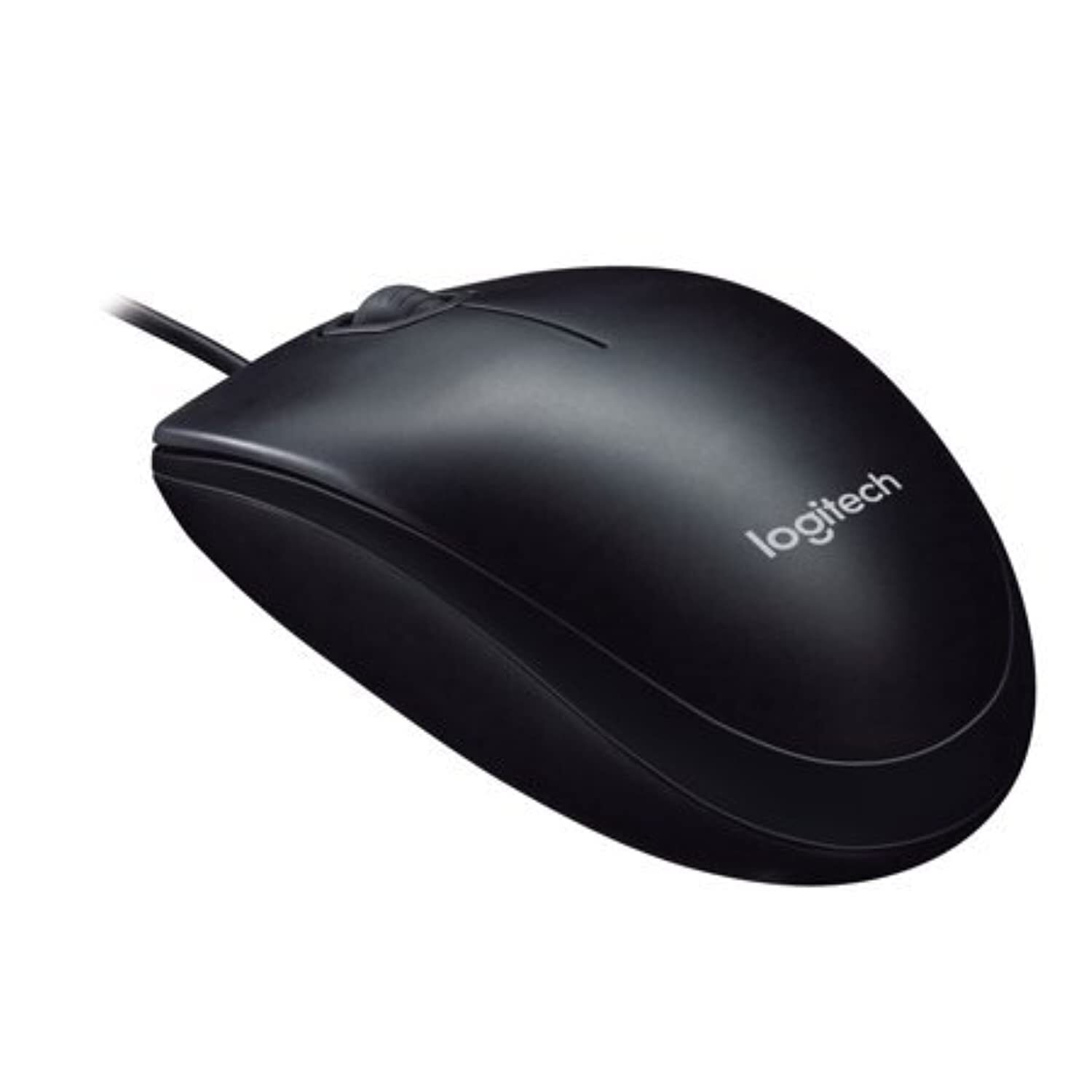 Logitech M100 USB Optical Wired Mouse, Black 910-001601
