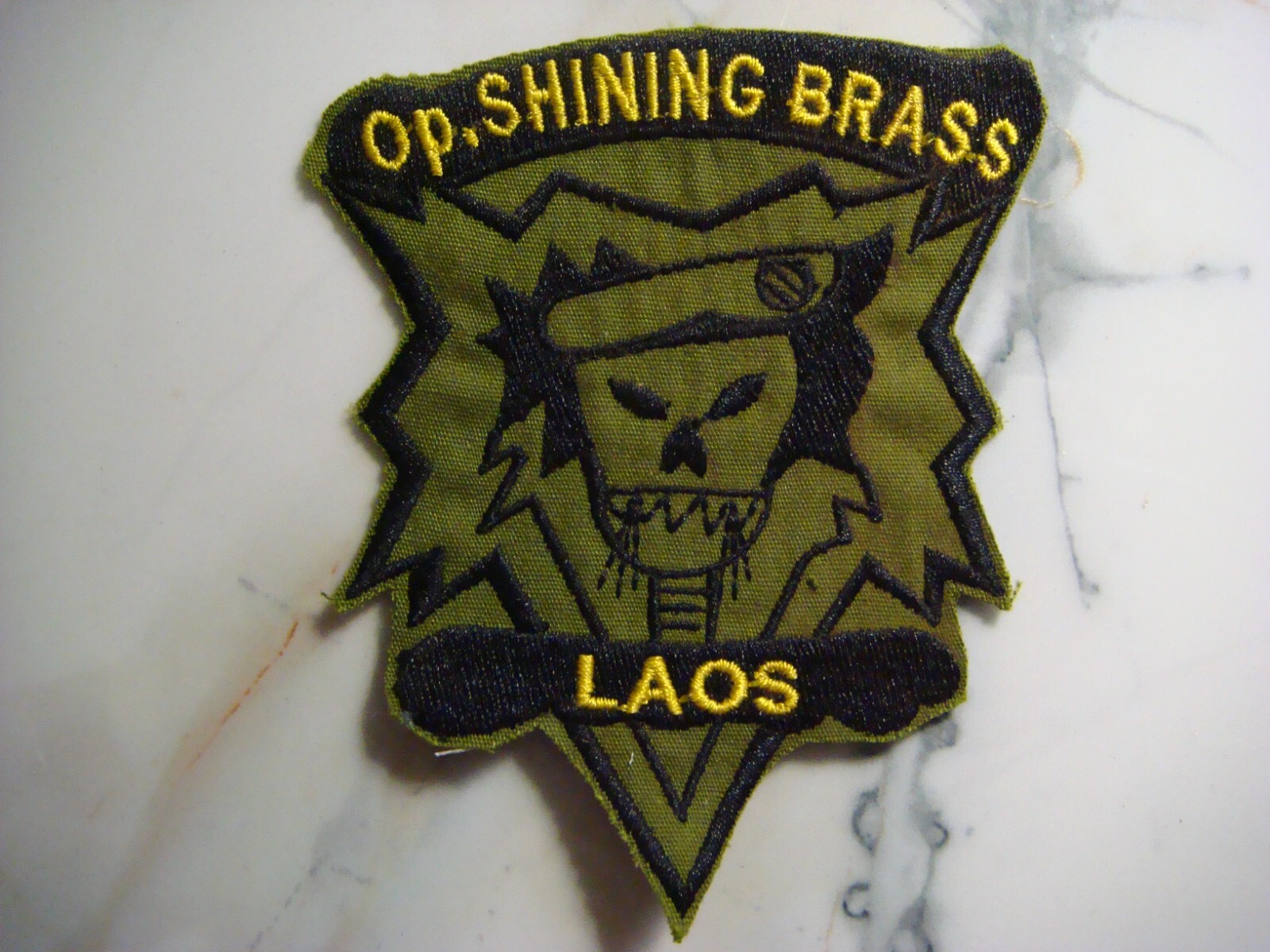 US 5th SF Grp MACV-SOG OPERATION SHINING BRASS iIN LAOS, VIETNAM WAR  PATCH