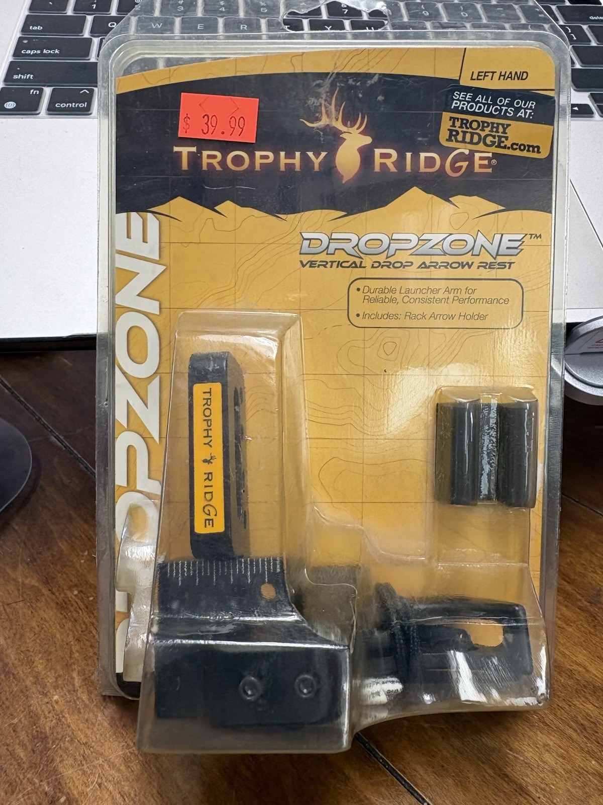 Trophy Ridge DropZone Drop Away Arrow Rest Compound Bow Left Hand Black ATDK0131