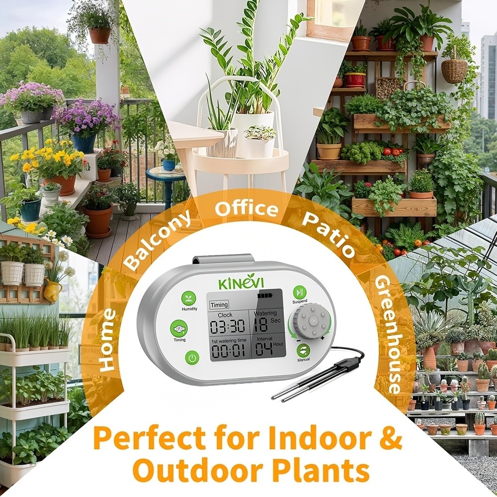Automatic Drip Irrigation System for Indoor Plants, 2026 Upgraded Rechargeable