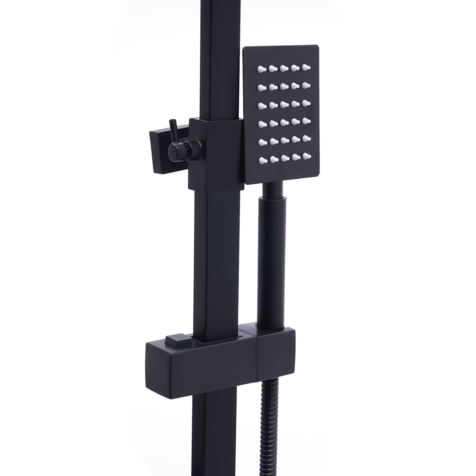 Stainless Steel Shower Panel Tower with Rainfall Jets & Massage System