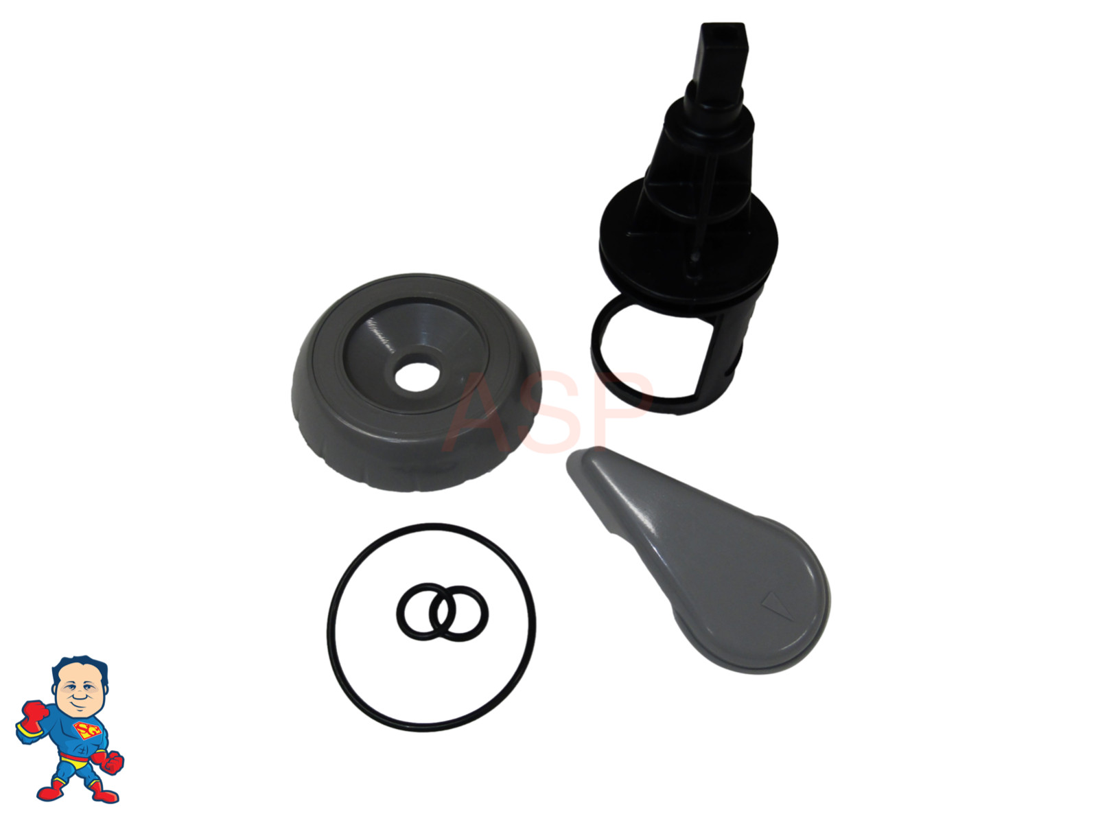 Diverter Valve Spa Gray Hot Tub Stem O-Rings Cap Handle Kit How To Video