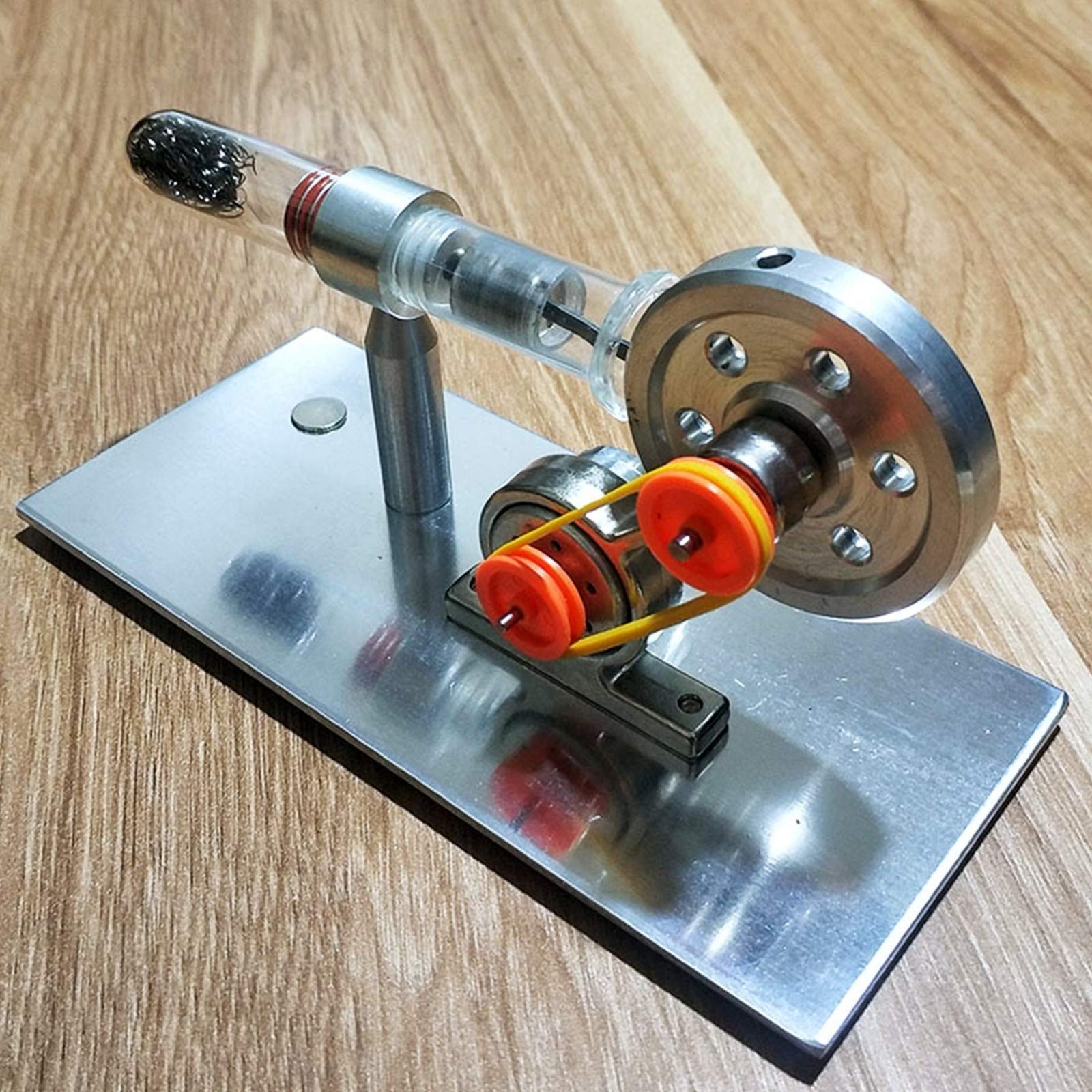 Single Cylinder Steam Engine Model - Educational Physics Experiment Tool for Sci