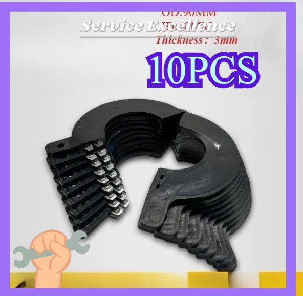 NEW 10pcs Bucket Pin Shim Kit 40mm for Excavator And Skid Steer 3mm T Detachable