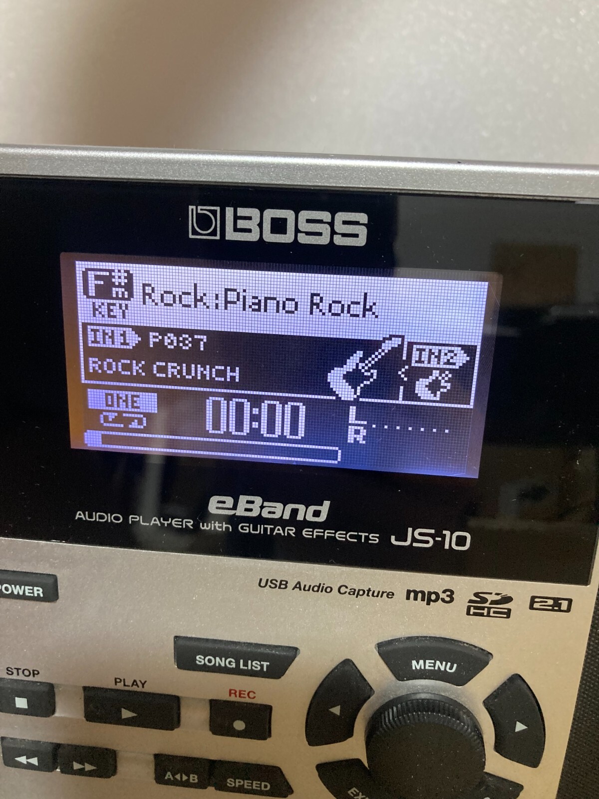BOSS eBand JS-10 Guitar Effects Audio Player Tested Work from Japan