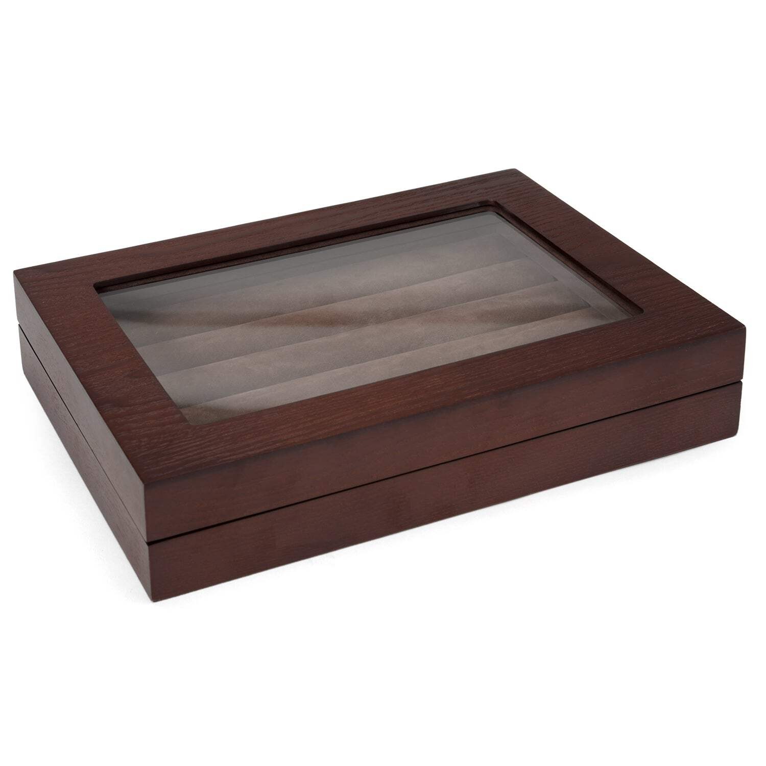 Espresso Cufflinks Collector's Case - 36 pairs