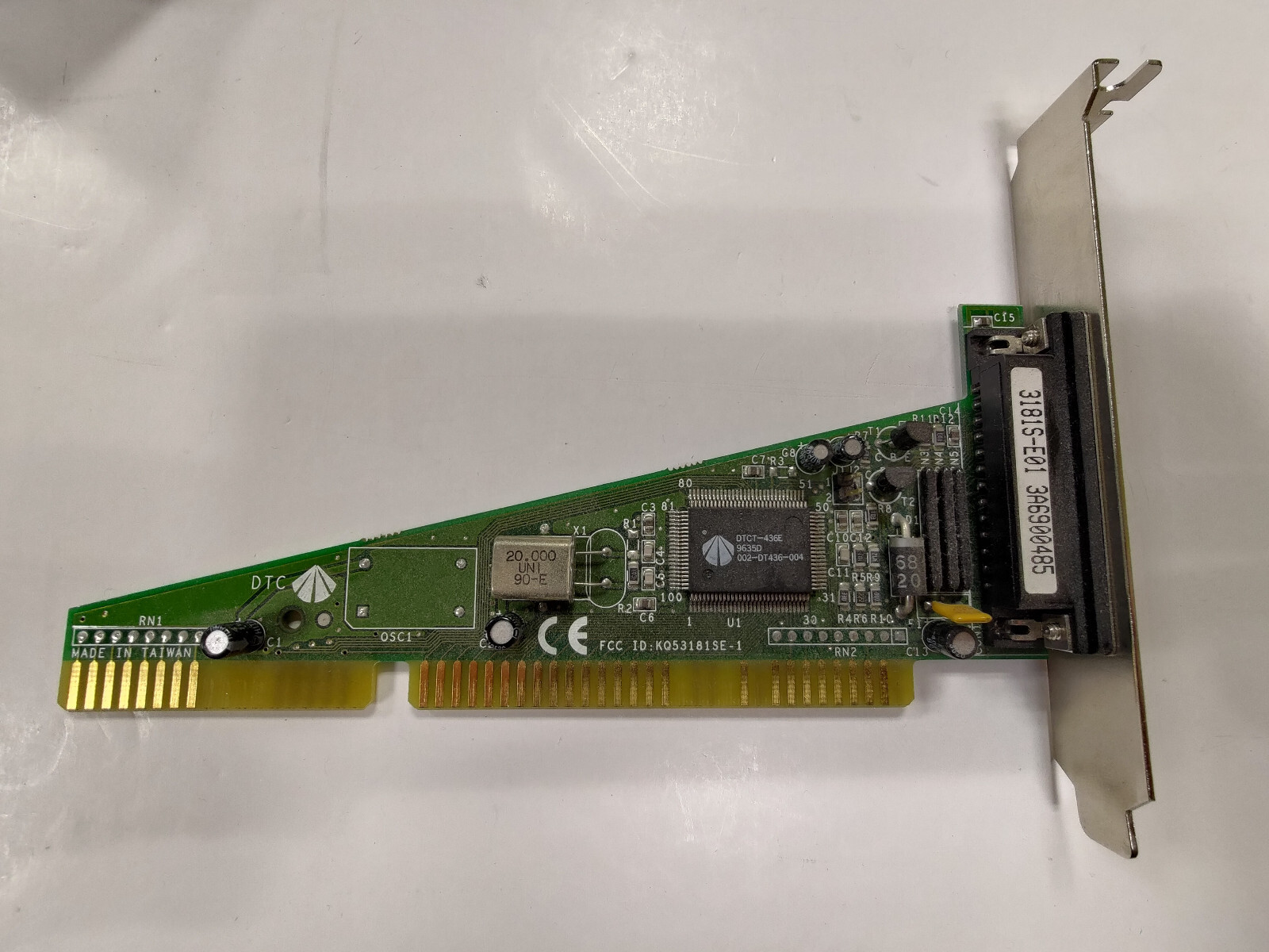 DTC 25-pin ISA External SCSI Controller 16D3 - Tested
