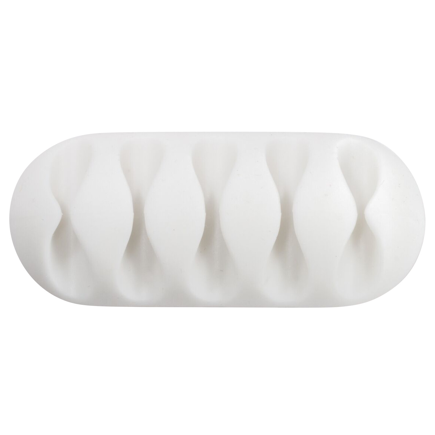 Rok Hardware Multipurpose Cable Clip, Desktop Cable Organizer, White ROKCBL5WHT