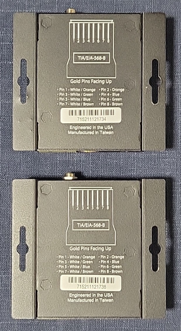 Binary B-200-1CAT-HDIR Transmitter Only Engineered by Snap AV Lot Of 2