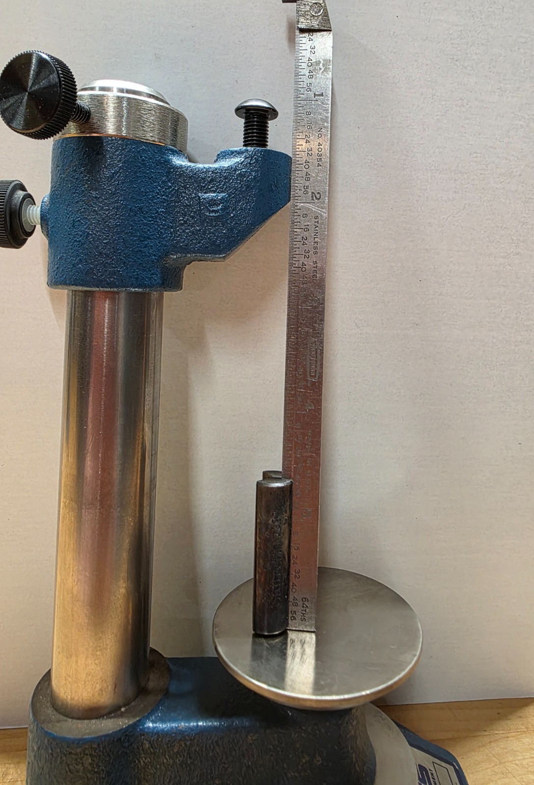 B.C. AMES Co., 3W Indicator Stand with fine adjust table.