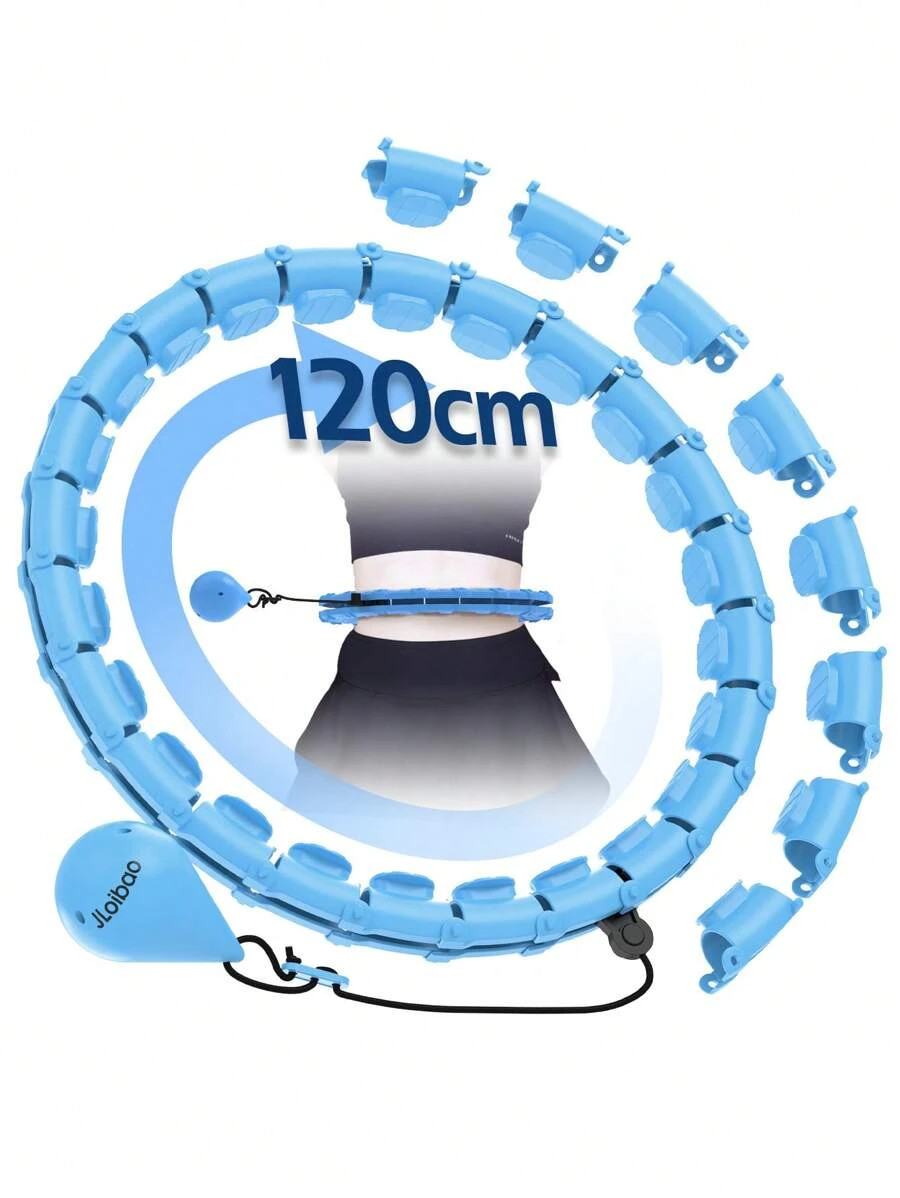NEW Weighted Circle With 24 Links For Adults Weight Loss, Fitness Hoop Plus Size