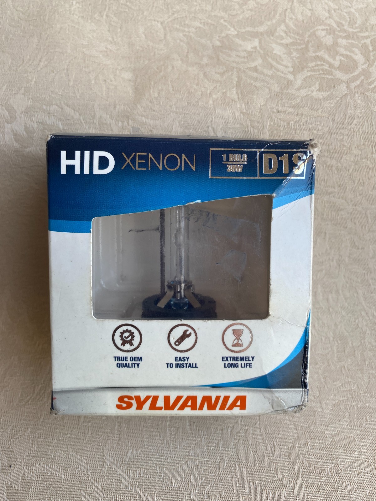 Sylvania D1S HID Xenon Headlight Bulb 35W True OEM Quality Replacement Single