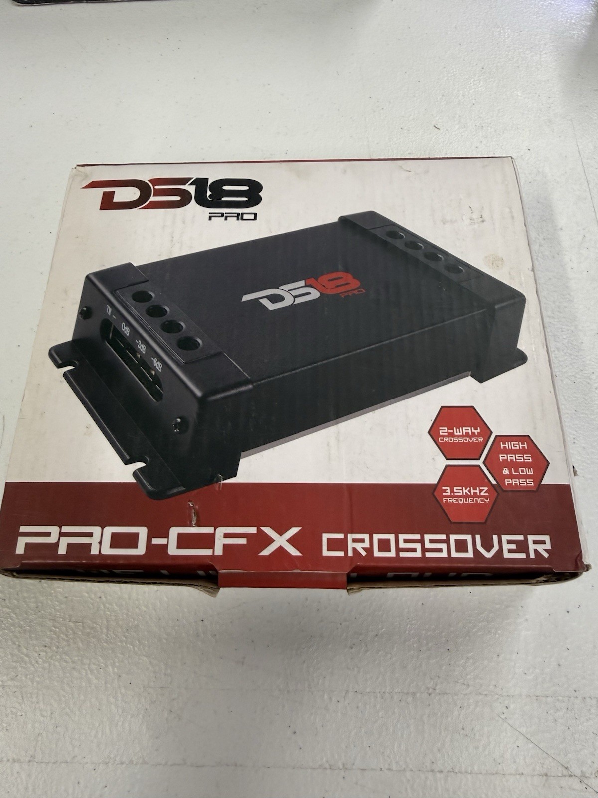 DS18 PRO-CFX 2-Way Car Audio Passive Crossover (2 pack) **OPEN BOX**