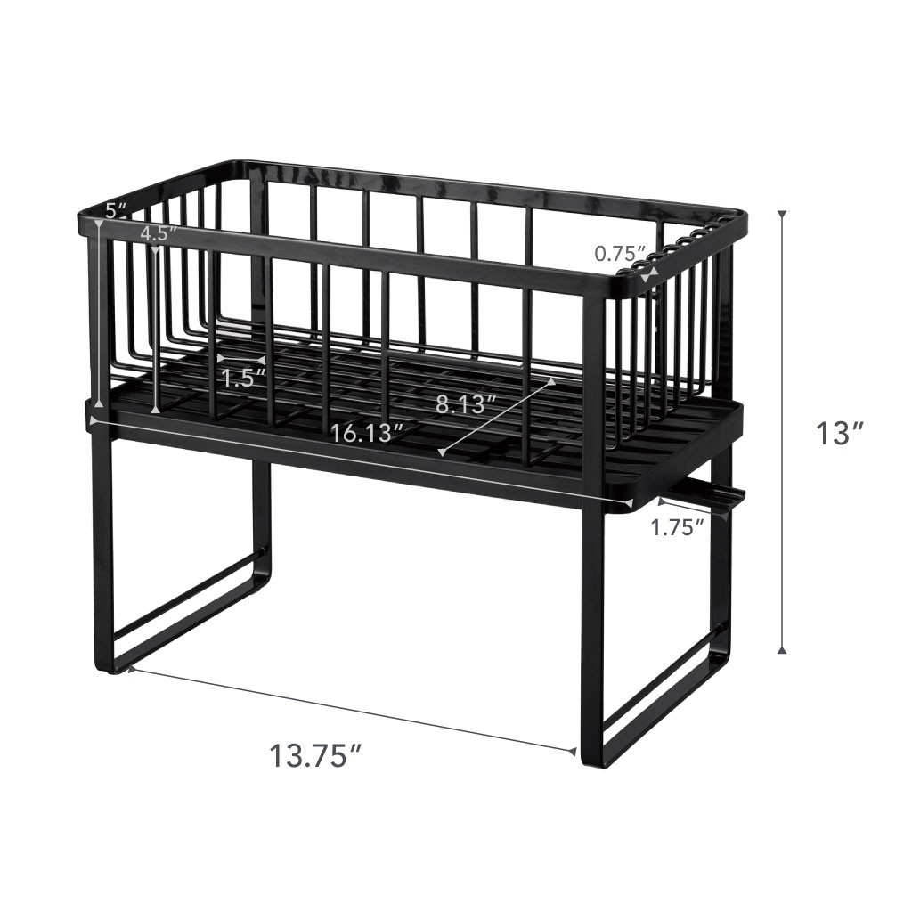 Yamazaki Home TOWER Two-Tier Wire Dish Rack