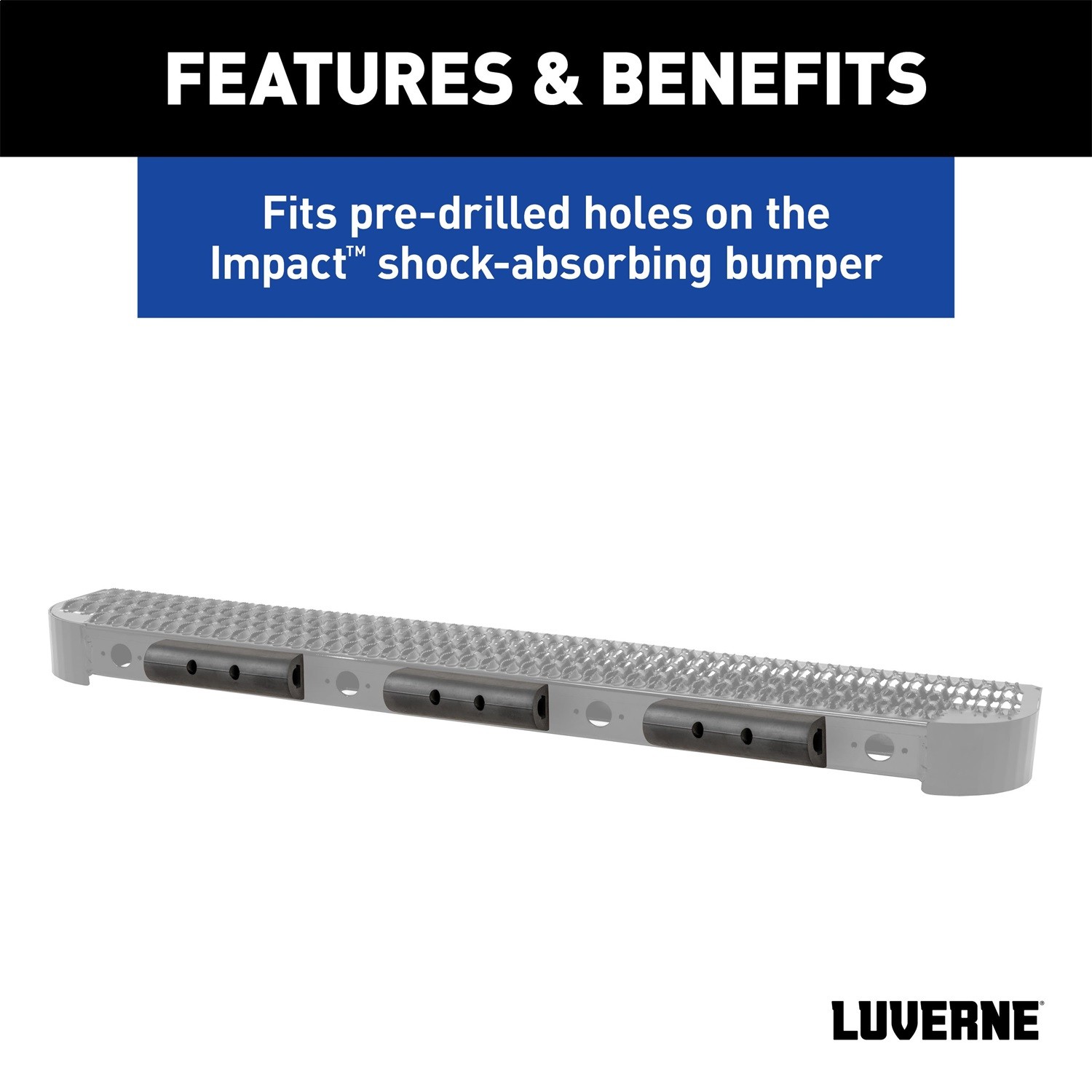 LUVERNE 2090615 10" Universal Rubber Bumper Strip