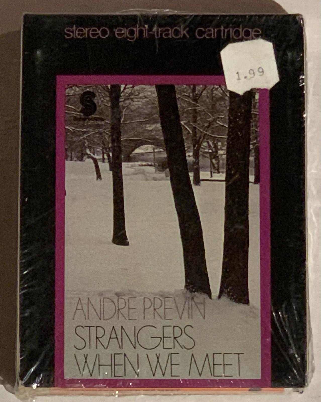Andre Previn Strangers When We Meet 8-Track Tape Play Tested Working