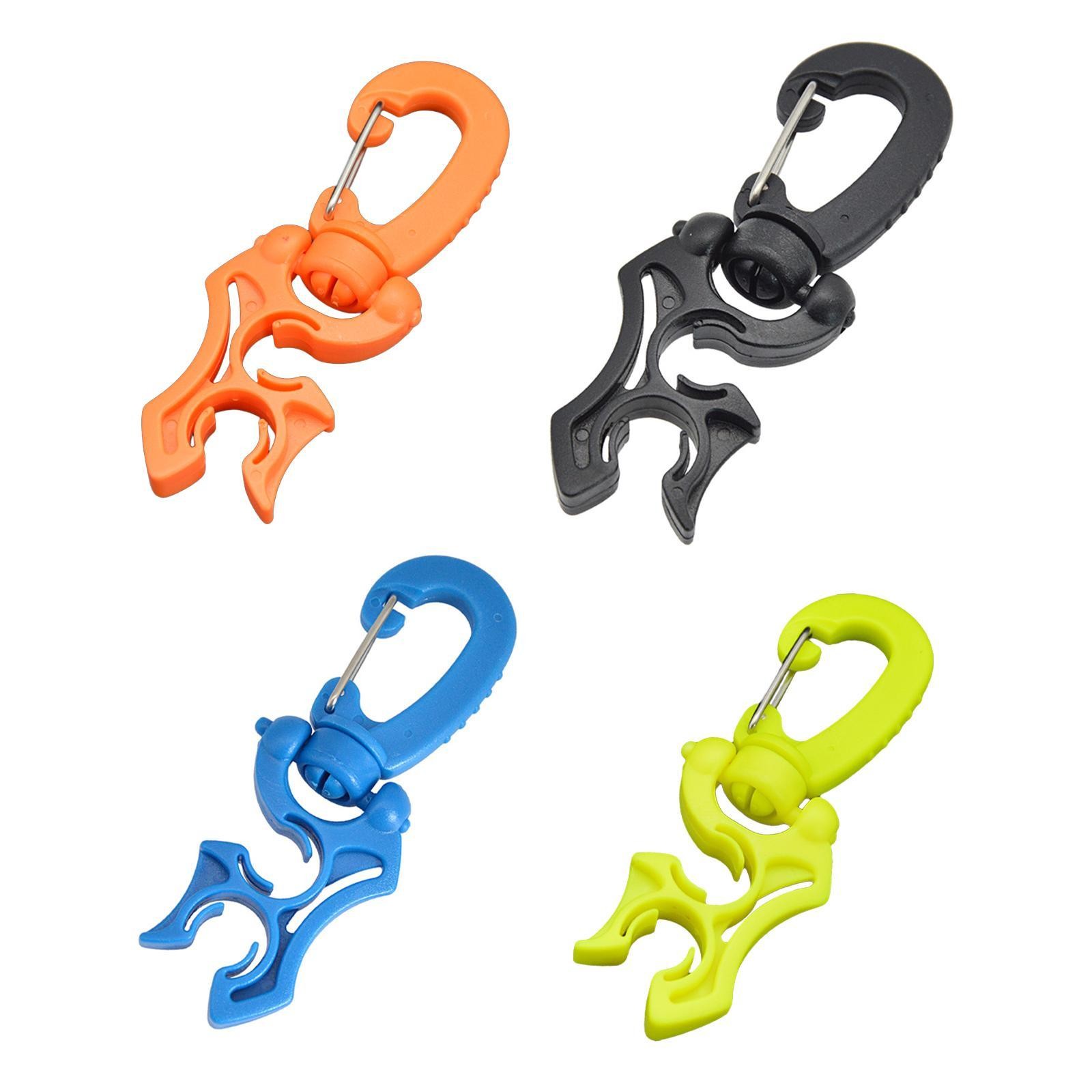 Scuba Clips for Men Women Universal Underwater Double BCD Dive Hose Holders