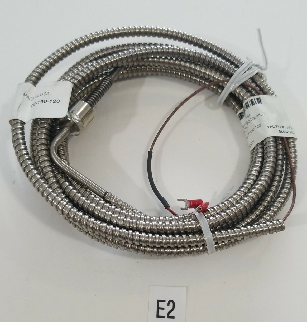 *NEW* PLASTIC PROCESS EQUIPMENT TC-190-120 Thermocouple EQ + Warranty!