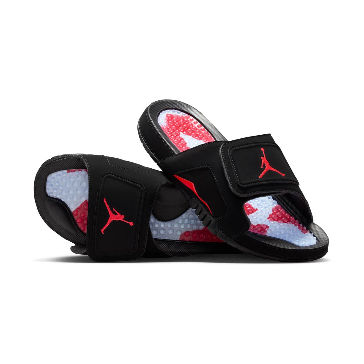 MENS JORDAN HYDRO VI RETRO SLIDES_BLACK/INFRARED DM0979-009-SIZE 13