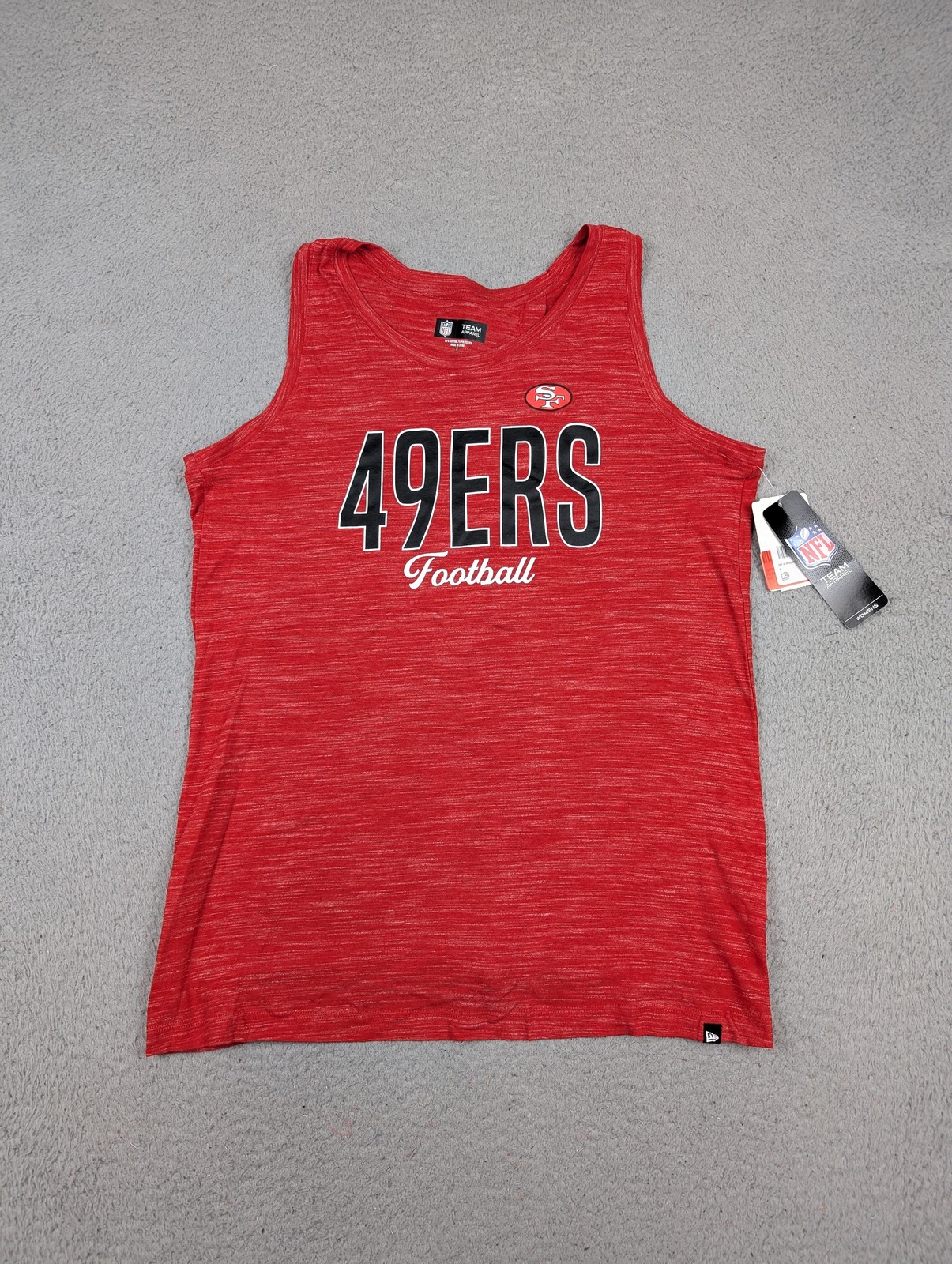 San Francisco 49ers Shirt Womens Small Red NFL Football Tank Team Apparel New