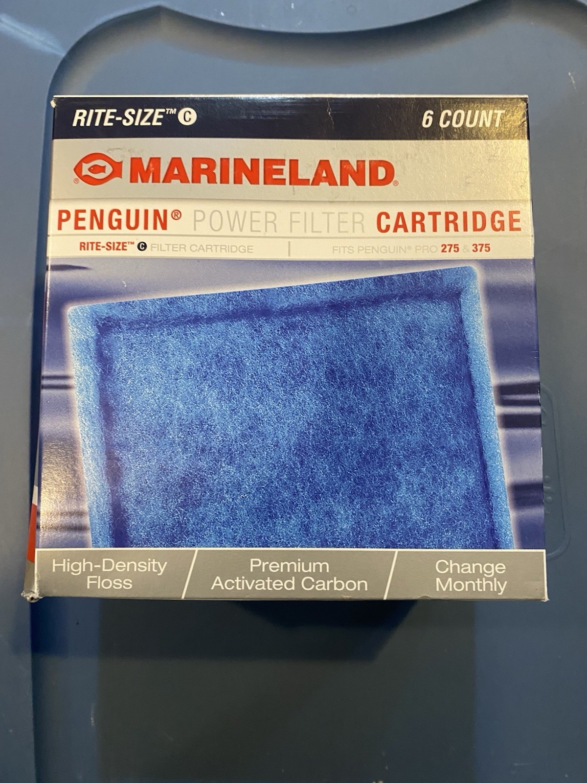 Marineland Penguin Power Rite-Size C Filter Replacement Cartridge - 6 Count