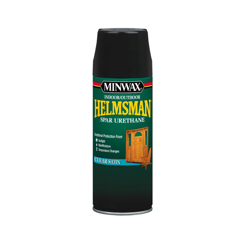 Minwax 33255 Helmsman Satin Spar Urethane Finish, 11.5 oz. Aerosol - Quantity 6