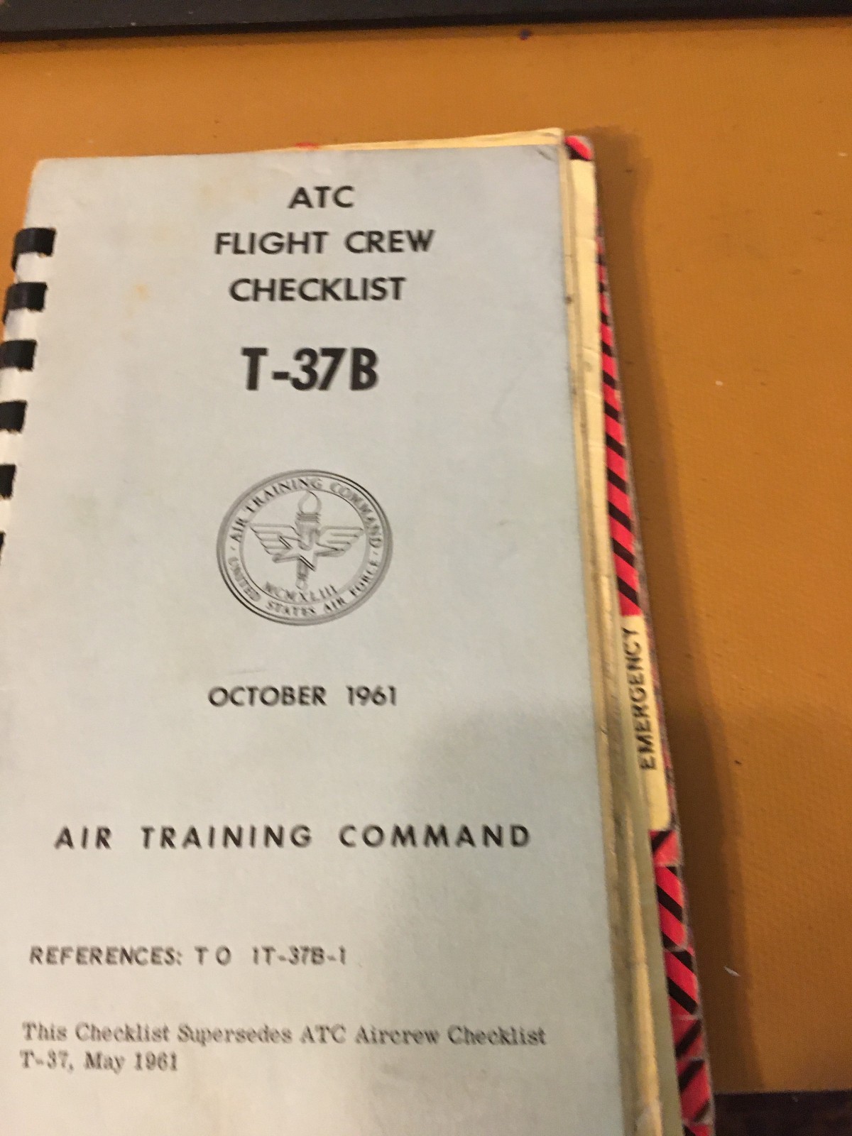 T-37B Tweet Pilot's Flight Crew Checklist