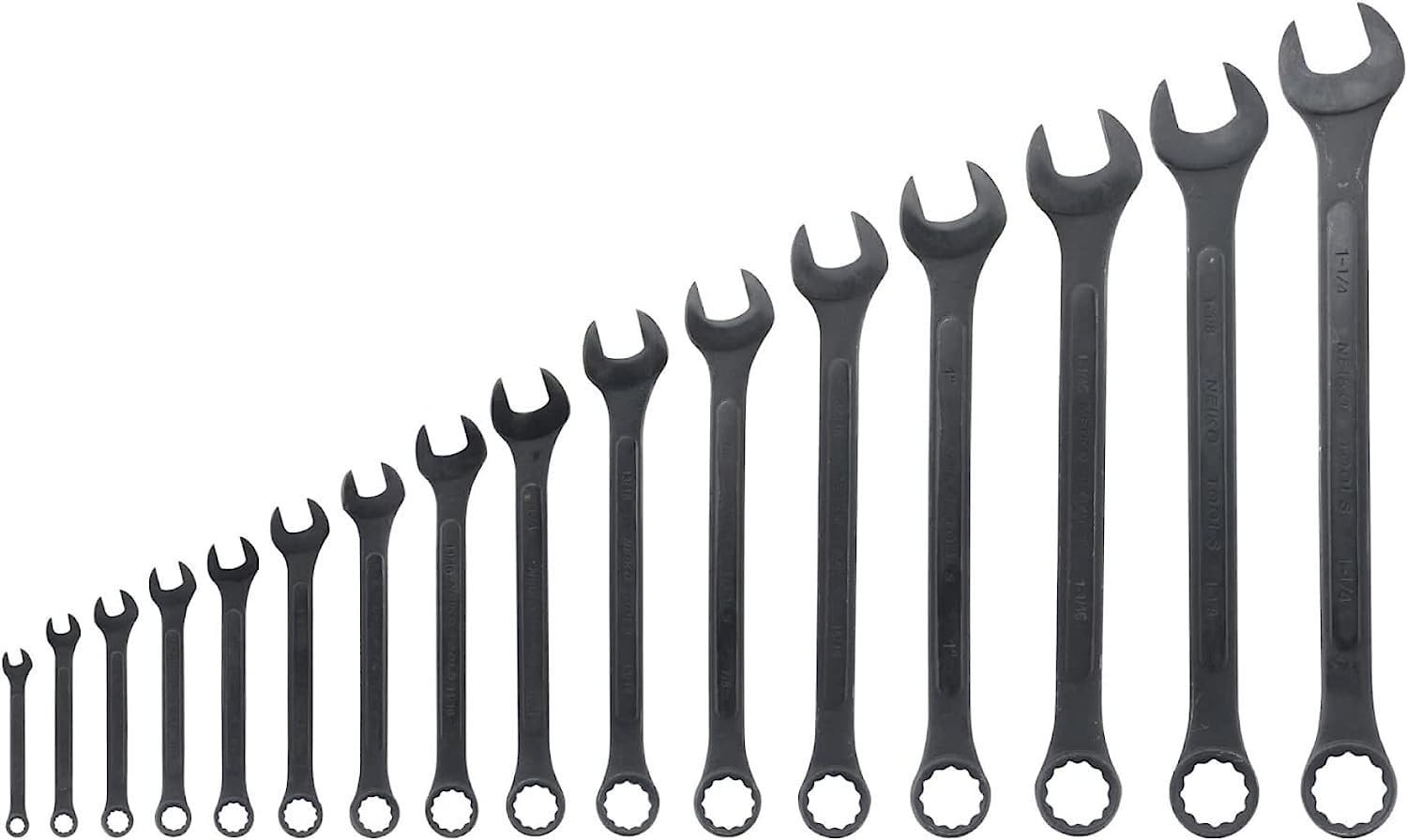 Neiko 03574A Jumbo Combination Wrench Set | 16 Piece | SAE | 1/4” to 1-1/4” |...
