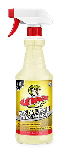 Viper AC Pan & Drain Treatment 1Qt 32 Oz Trigger Spray Cleans Deodorize Protects