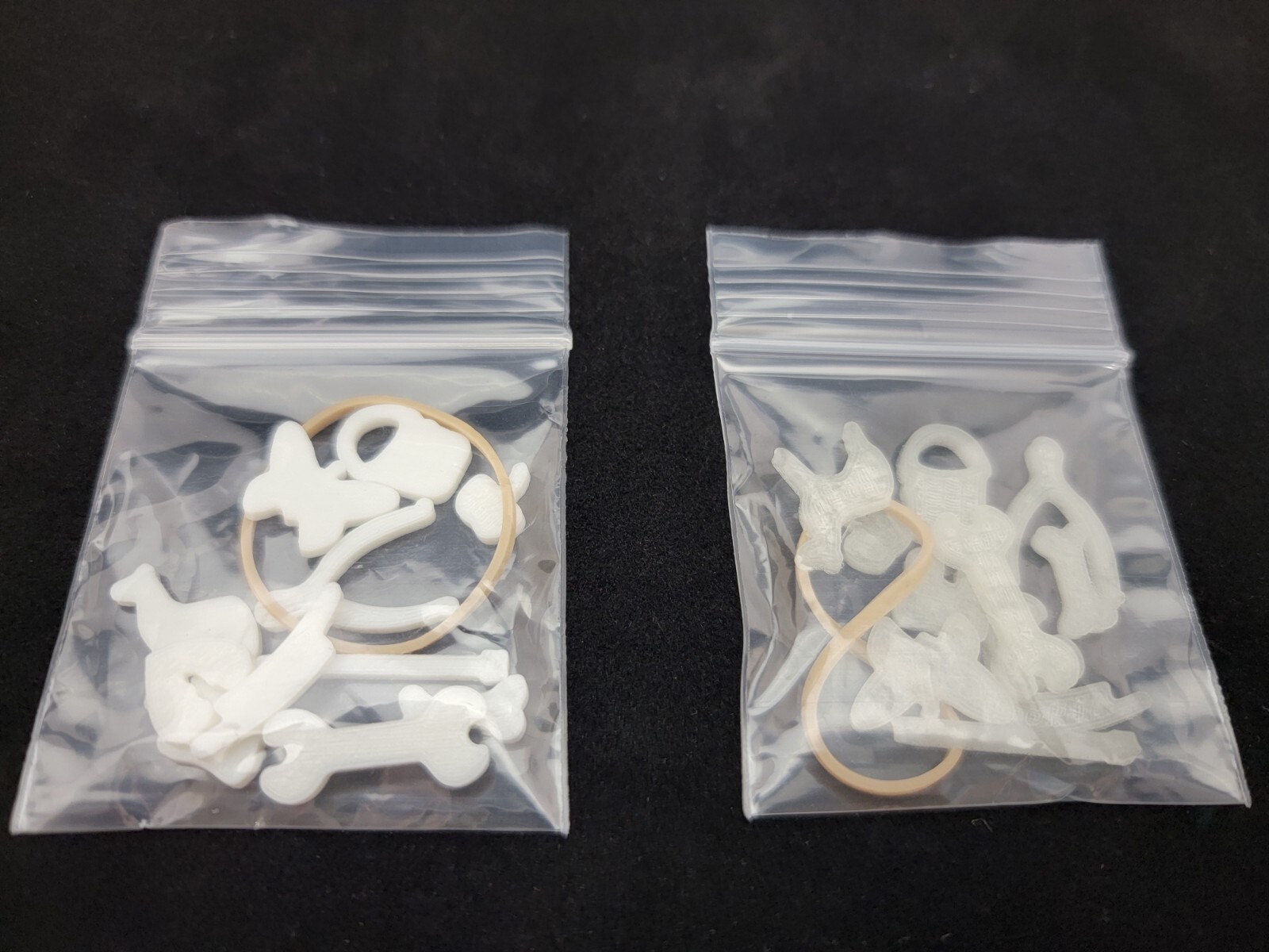 2 SETS! Operation Game Replacement Pieces 1 Set WHITE 1 Set GLOW IN THE DARK!