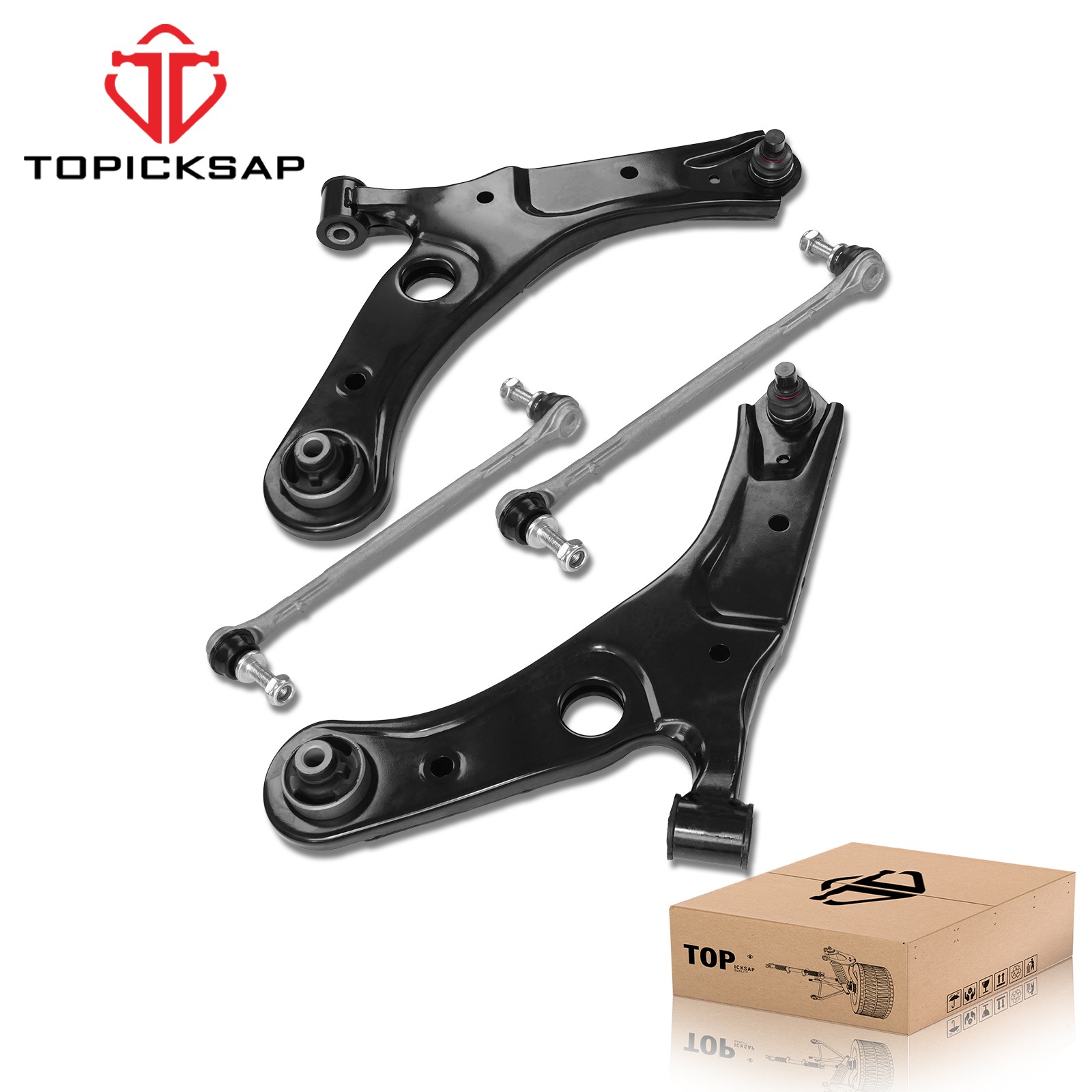 Front Lower Control Arms Sway Bar Suspension Fits Nissan Sentra 2020 2021-2024